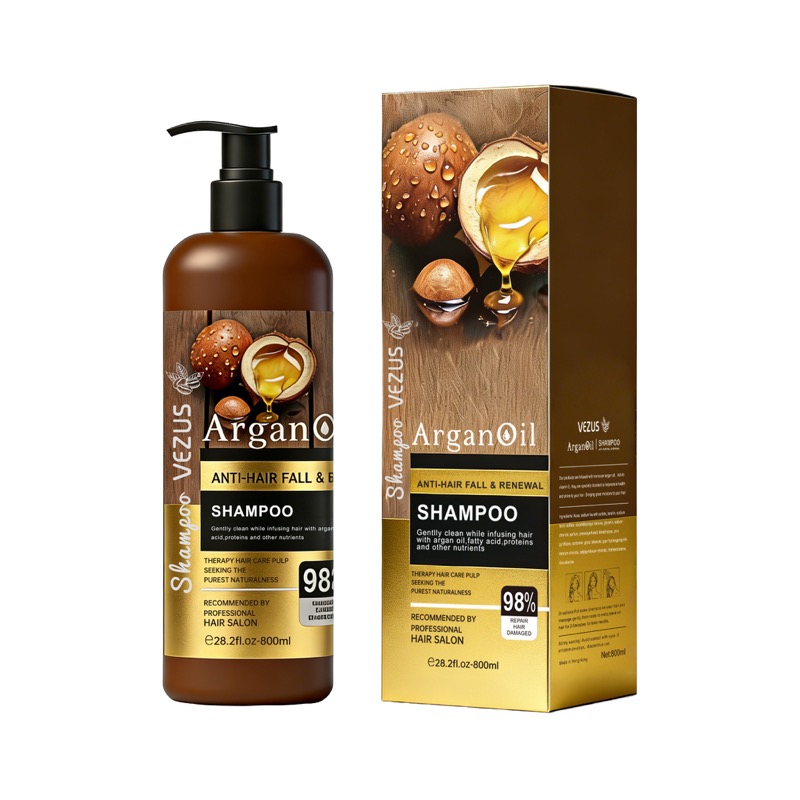 Vezus Argan Oil Anti-Hair Fall & Renewal Shampoo 800ml