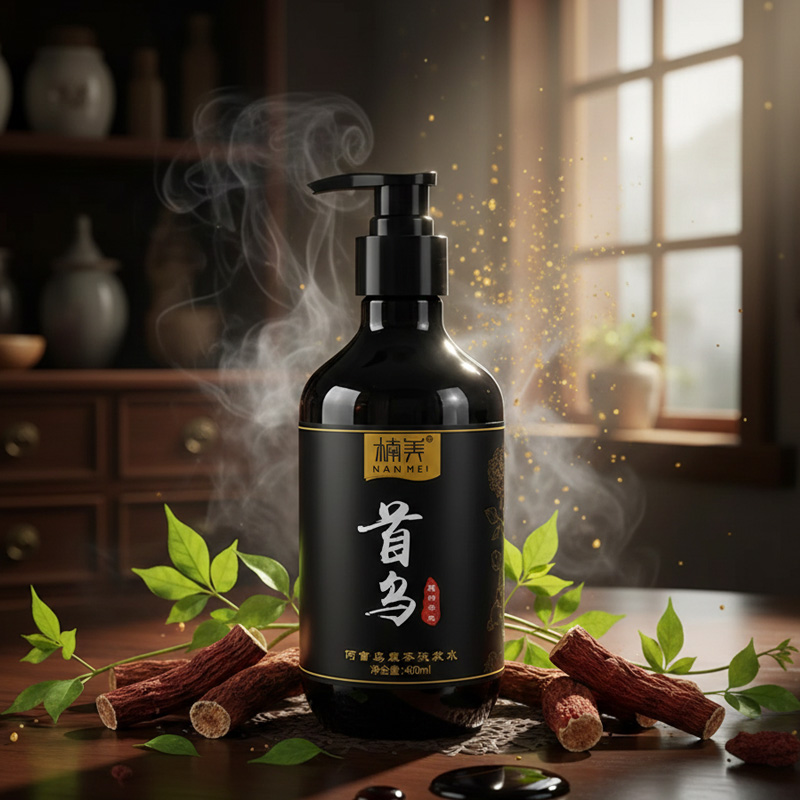 Nanmei He Shou Wu Herbal Shampoo 400ml
