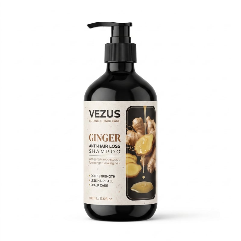 VEZUS 天然草本植萃生姜防脱洗发水 400ml
