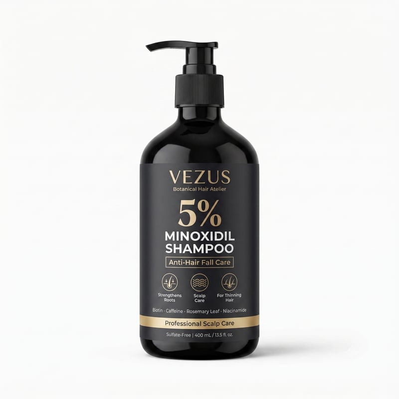 (Custom) VEZUS 5% Minoxidil Anti-Hair Fall Shampoo 400ml